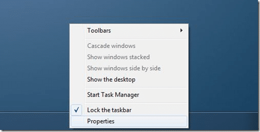 Make hibernate default in Windows 7 Start Screen step1