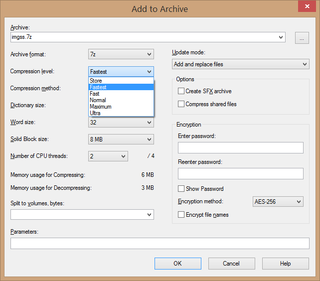 Making 7-zip faster