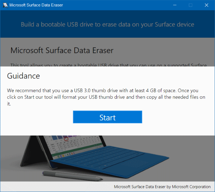 Microsoft Surface Data Eraser pic3