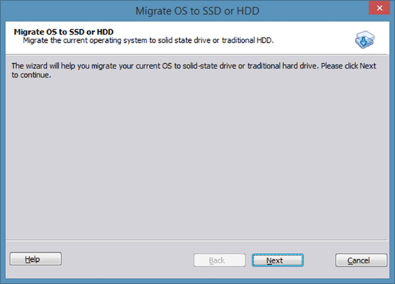 Migrate Windows 8 to SSD using Partition Assistant step2