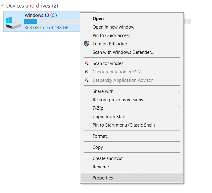 Move Installed Programs to another drive in Windows 10 step01