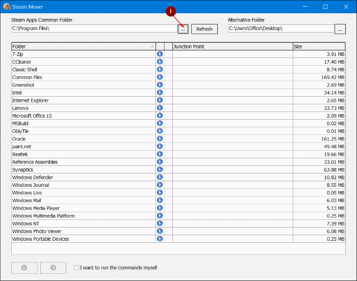Move Installed Programs to another drive in Windows 10 step04