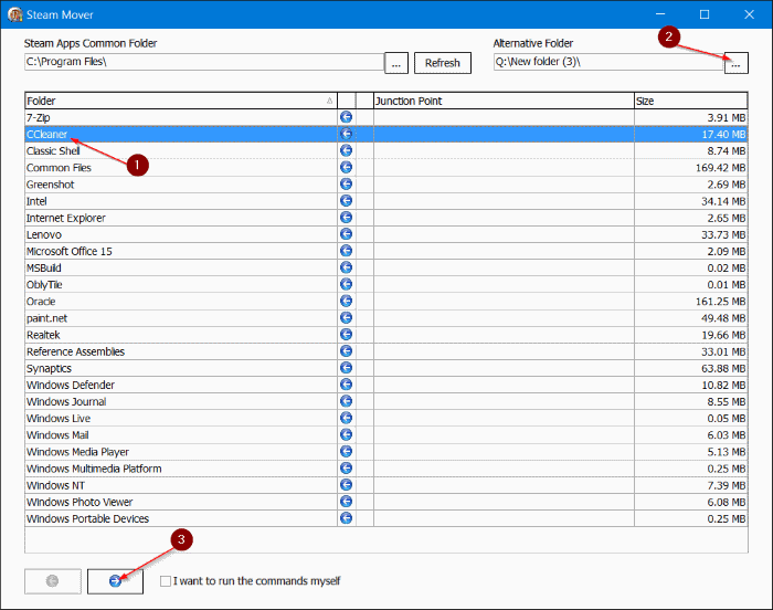 Move Installed Programs to another drive in Windows 10 step05