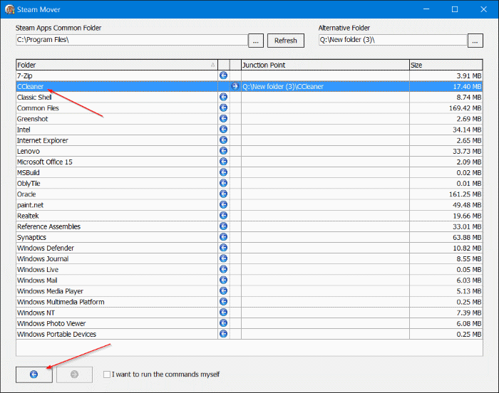 Move Installed Programs to another drive in Windows 10 step07