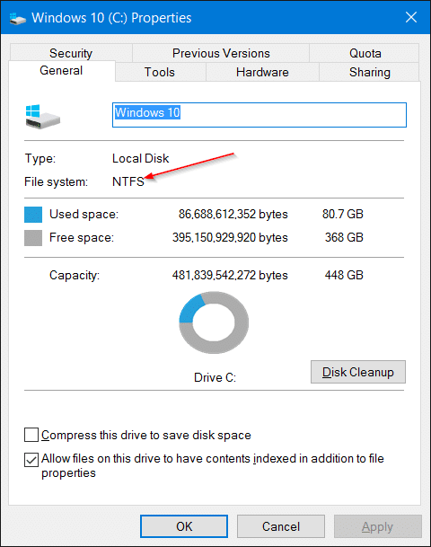 Move Installed Programs to another drive in Windows 10 step1
