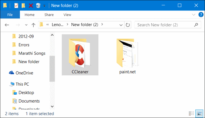 Move Installed Programs to another drive in Windows 10 step5