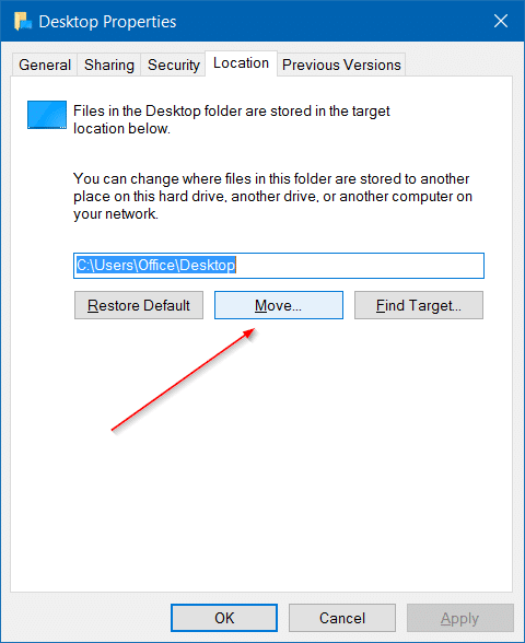 Move users folder in windows 10