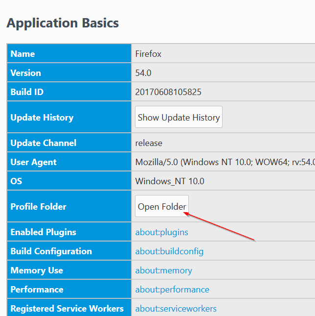 Mozilla Firefox profile location in Windows 10 pic4