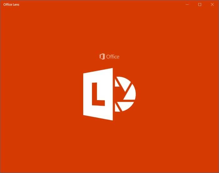 Office Lens is Camscanner for Windows 10