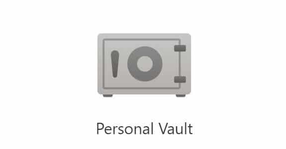 OneDrive personal vault pic02