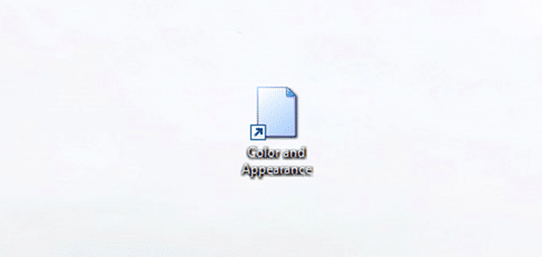 Open Color and Appearance in Windows 10 step5