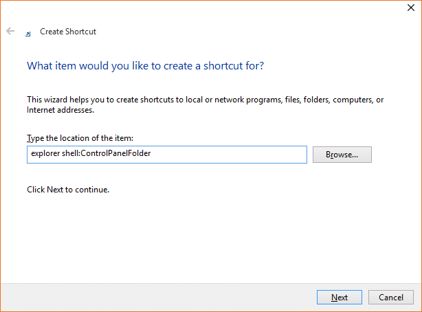 Open Control Panel Windows 10 step5