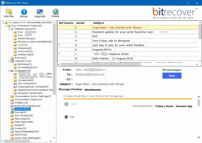 Open PST files without outlook in Windows 10 pic2