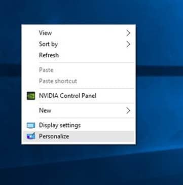 Open Start menu settings Windows 10