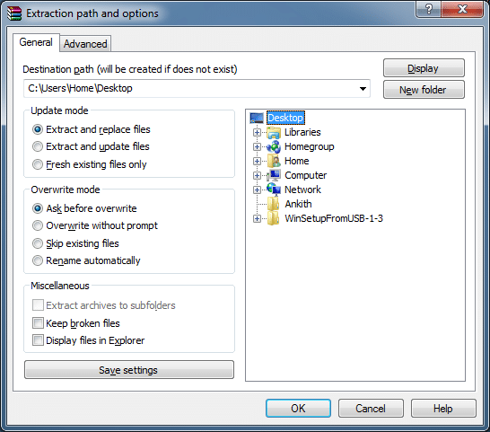 Open or extract RAR file in Windows using WinRAR picture1