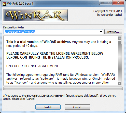 Open or extract RAR file in Windows using WinRAR picture2