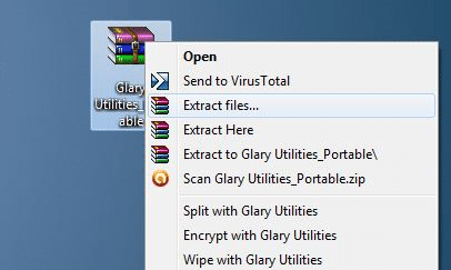 Open or extract RAR file in Windows using WinRAR