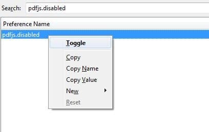 PDF Reader in Firefox