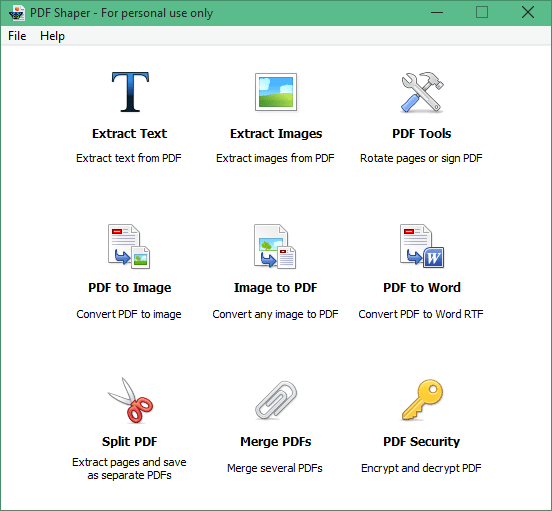 PDF Shaper