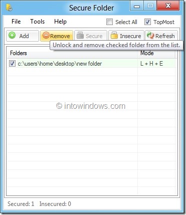 Password Protect Folder In Windows 8 Step7