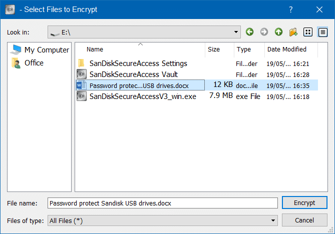 Password Protect SanDisk USB drive in Windows step10