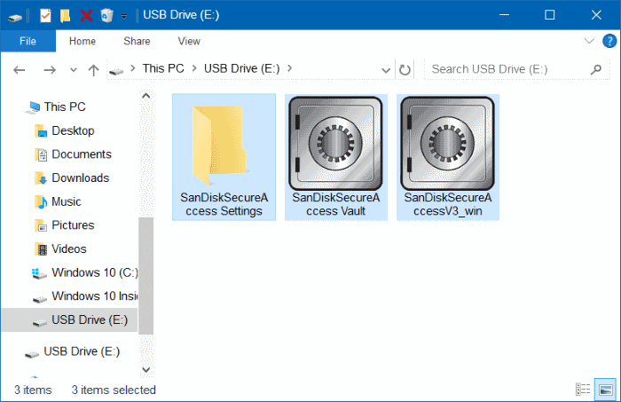 Password Protect SanDisk USB drive in Windows step11