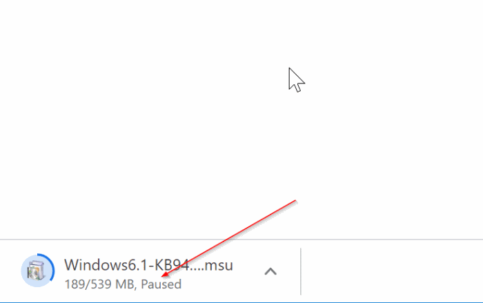 Pause or cancel downloads in Chrome pic2