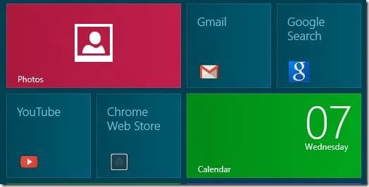 Pin Chrome Web Apps To Windows 8 Start Screen