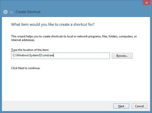 Pin Elevated Command Prompt To Start Screen Step2