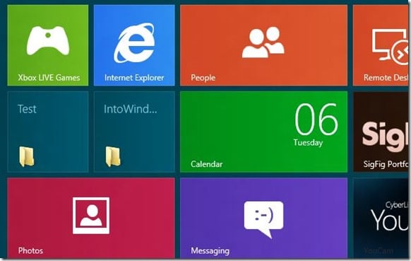 Pin Folders To Windows 8 Start