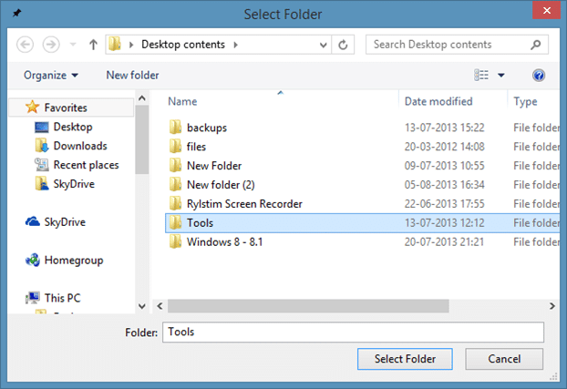 Pin Folders to Taskbar In Windows 8.1 Method1 Step2