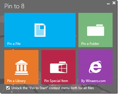 Pin Folders to Taskbar In Windows 8.1 Method1