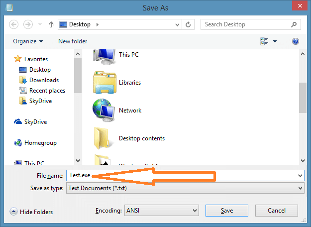 Pin Folders to Taskbar In Windows 8.1 Method3 Step2