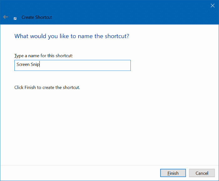 Pin screen snip to taskbar in Windows 10 pic3