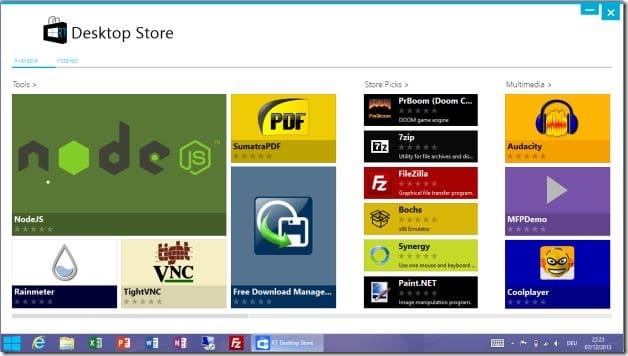 RT Desktop Store install desktop programs in Windows RT picture1