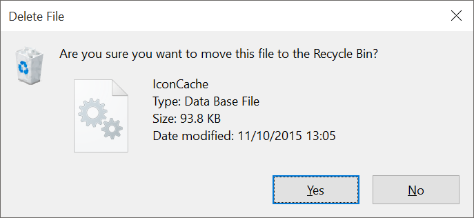 Rebuild Windows 10 icon cache step5