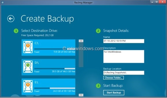 RecImg For Windows 8 Picture2