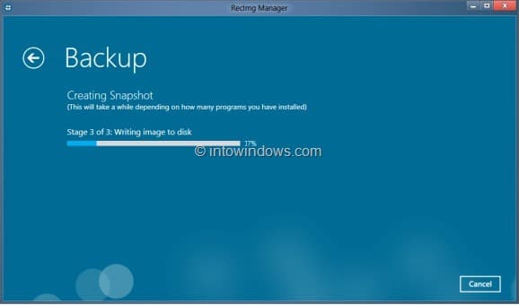 RecImg Manager for Windows 8