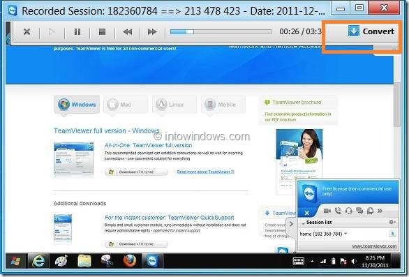 Record Session In TeamViewer Picture5
