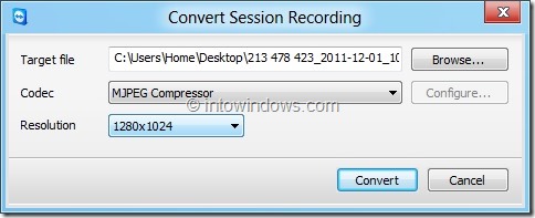 Record Session In TeamViewer Picture6