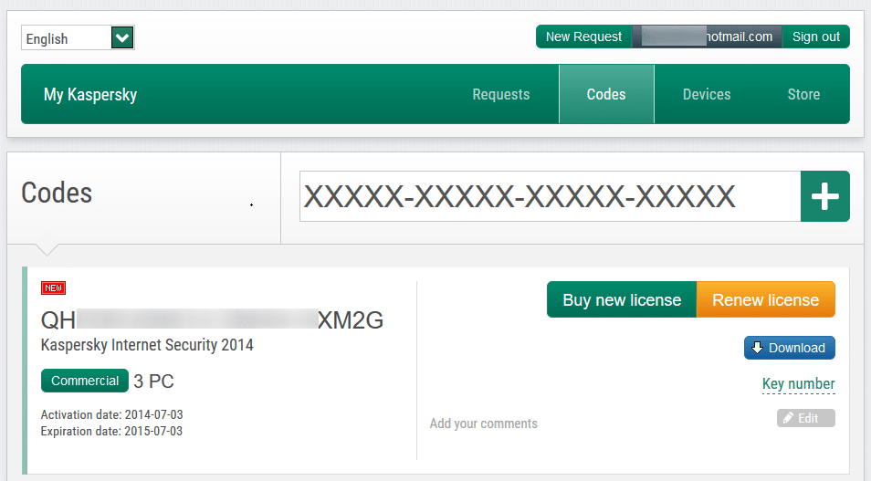 Recover Kaspersky Product Key