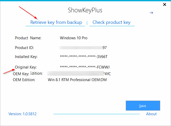 Recover Product Key from Windows.old folder pic1.1