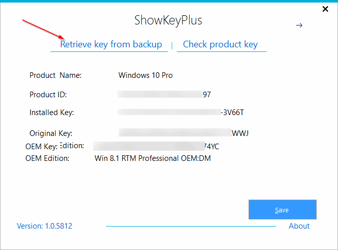 Recover Product Key from Windows.old folder pic2