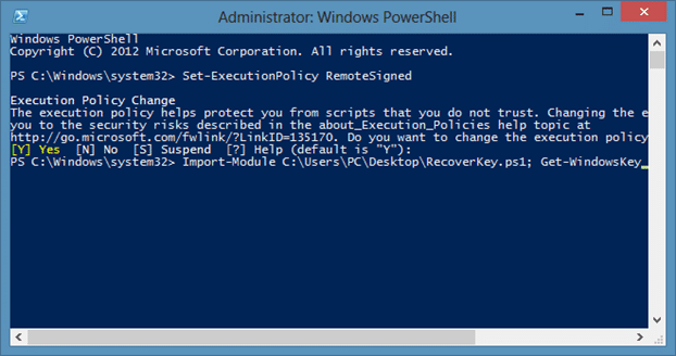 Recover Windows Prodcut Key Without tools