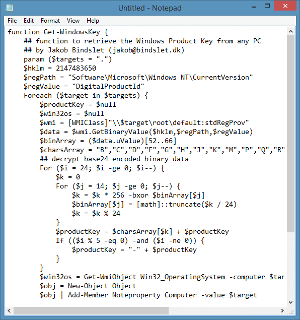 Recover Windows Product Key Without Using Third Party Tools Step1