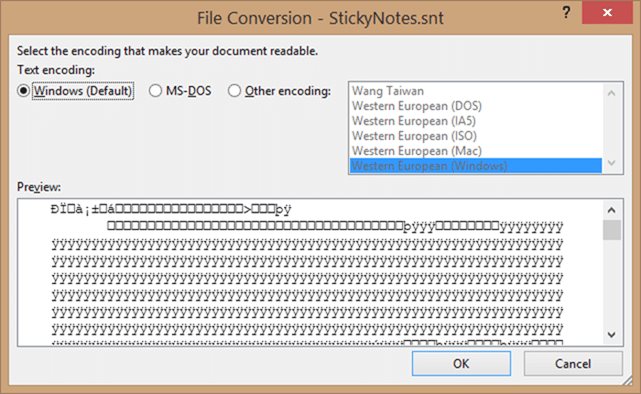 Recover deleted sticky notes in Windows step31