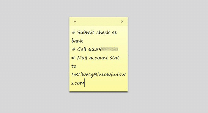Recover deleted sticky notes in Windows