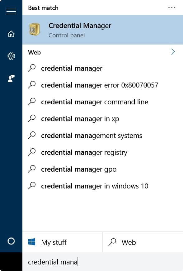 Recover passwords saved in Edge Browser step1