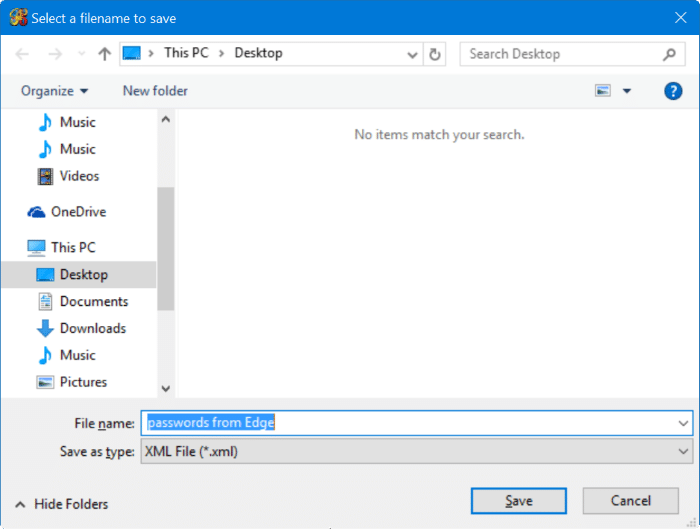 Recover passwords saved in Edge Browser step9