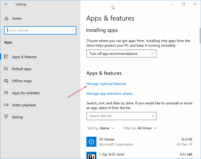 Reduce reserved storage size in Windows 10 pic1